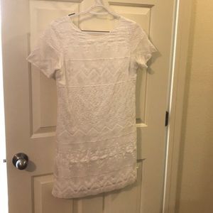 Shift dress with beautiful stitching and detail